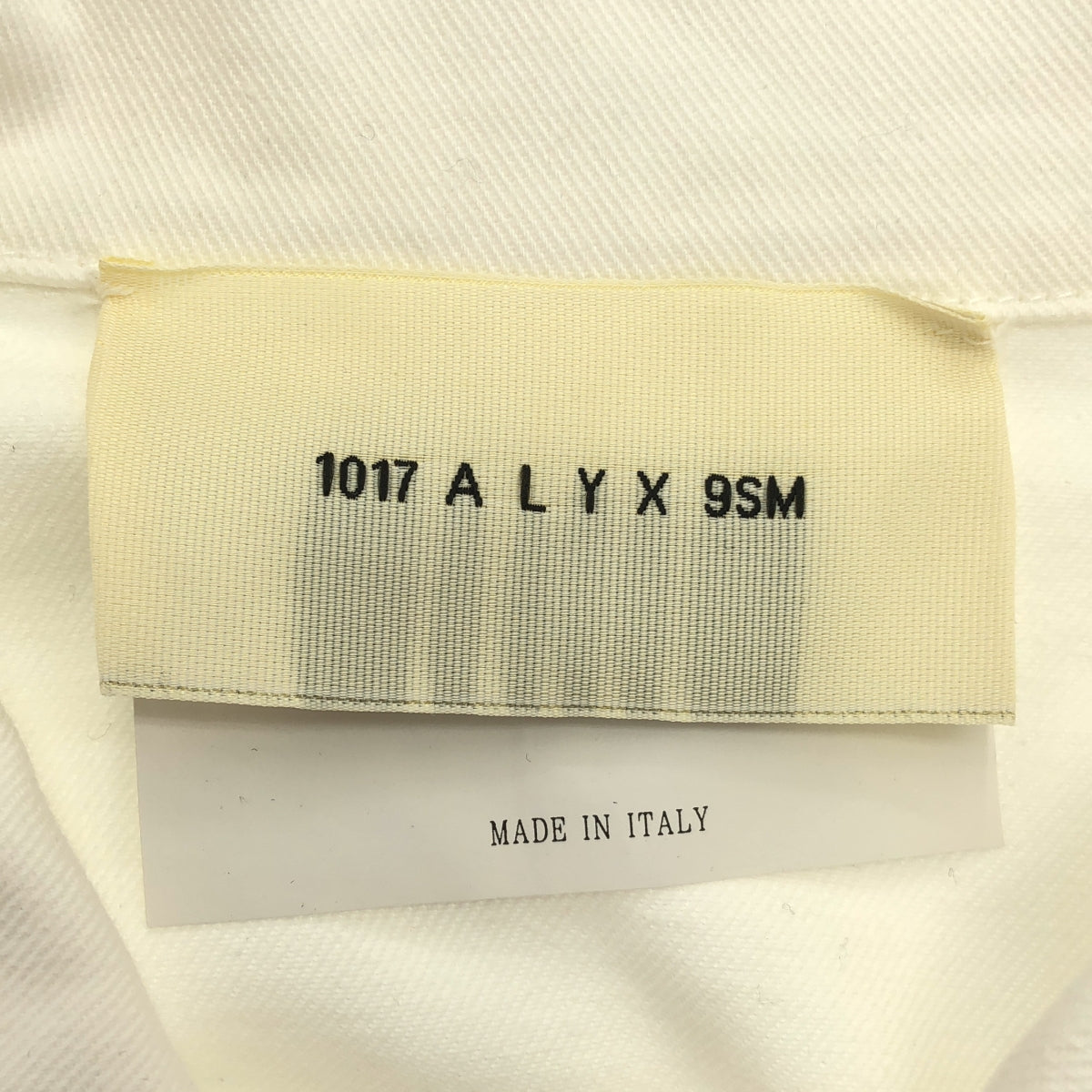 1017 ALYX 9SM / 알릭스 | 오버사이즈 화이트 데님 재킷 | ML | 화이트 | 남성