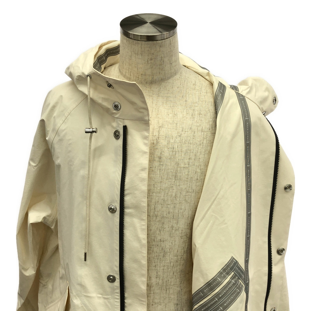 【美品】 MACKINTOSH / マッキントッシュ | RAINTEC SKYE PARKA レインテック スカイ パーカー コート | 38 | アイボリー | メンズ