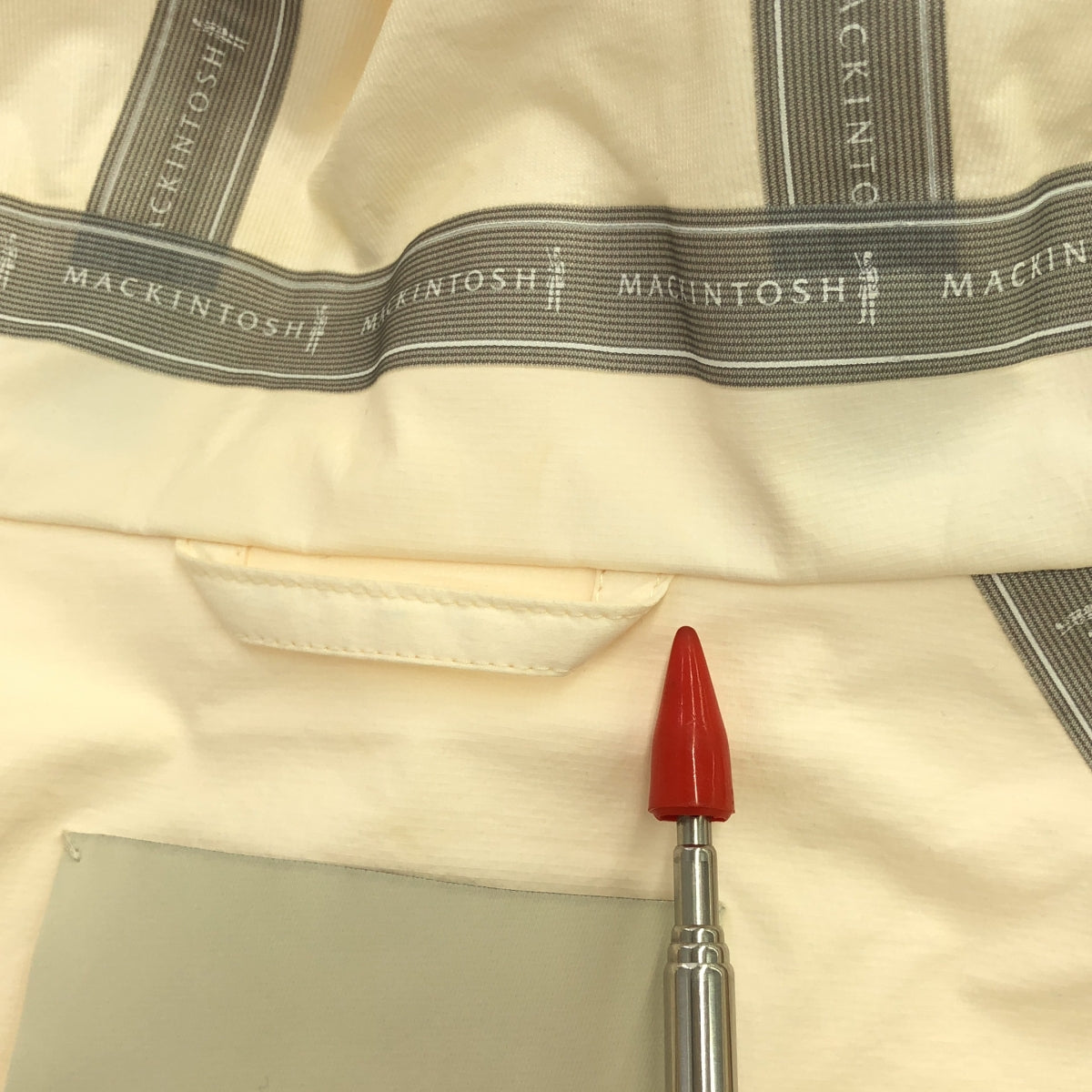 【美品】 MACKINTOSH / マッキントッシュ | RAINTEC SKYE PARKA レインテック スカイ パーカー コート | 38 | アイボリー | メンズ