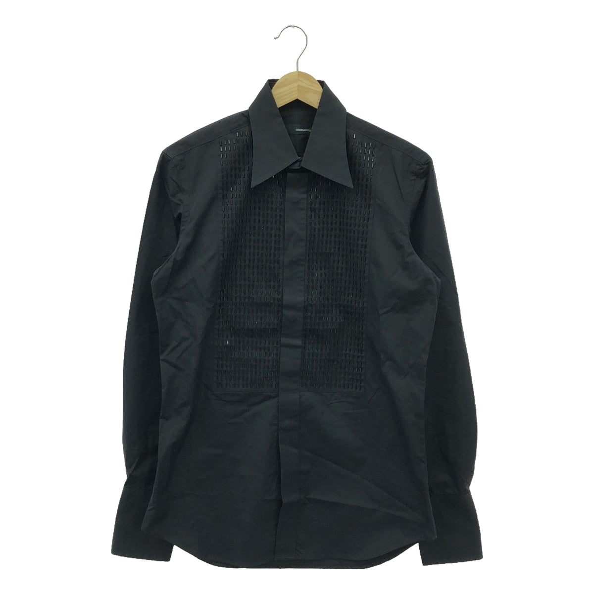DSQUARED2 / 디스퀘어드 | 2006SS | 구슬 장식 패널 셔츠 | 46 | 블랙 | 남성