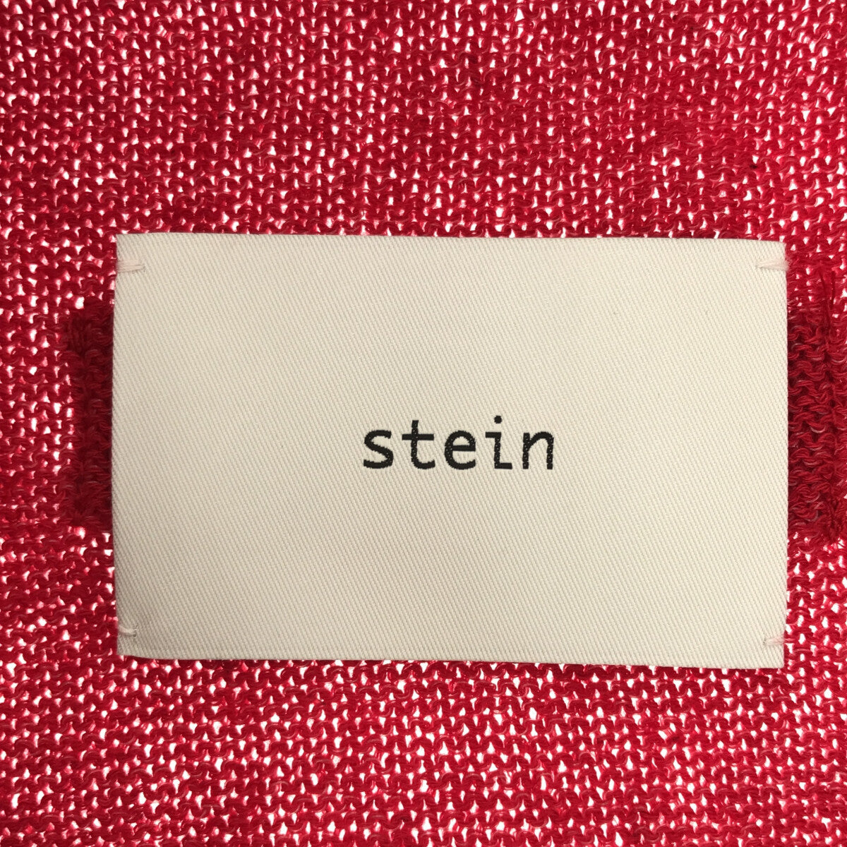 stein / シュタイン | 2021SS | OVERSIZED DAMAGED KNIT | M | レッド | レディース