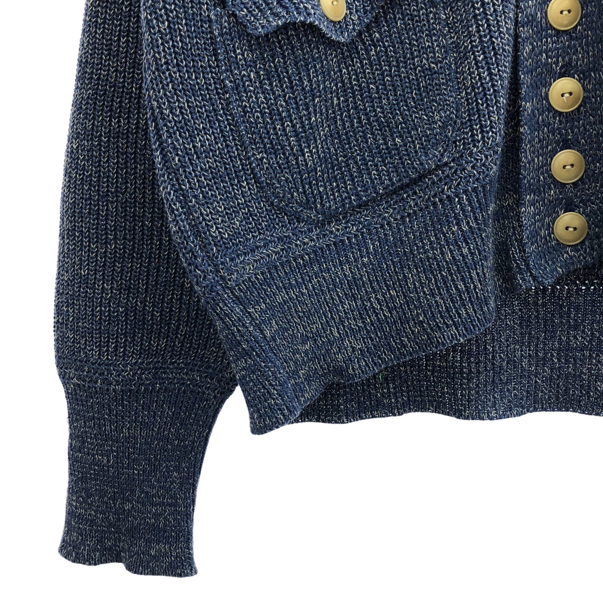 TAIGA TAKAHASHI / タイガタカハシ | Lot.516 KNIT SPORTS JACKET / コットン リネン シルク ニット ジャケット | 36 | メンズ
