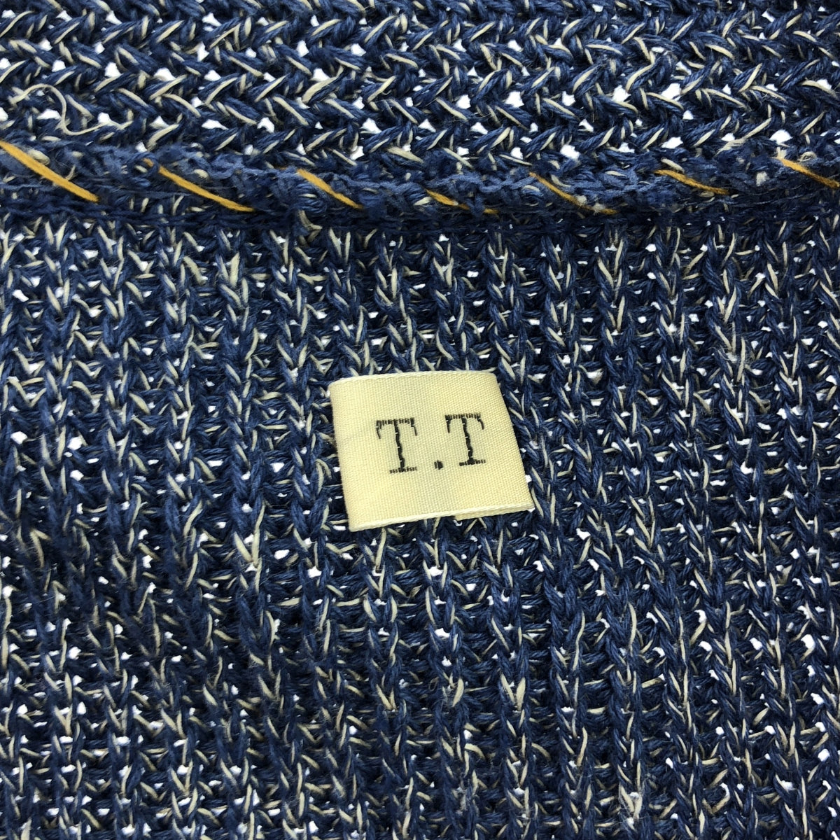 TAIGA TAKAHASHI / タイガタカハシ | Lot.516 KNIT SPORTS JACKET / コットン リネン シルク ニット ジャケット | 36 | メンズ