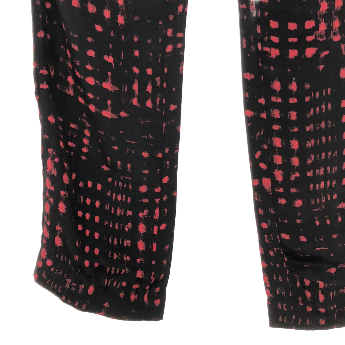 ISABEL MARANT ETOILE |絲格紋全褲 | 1 |黑/紅 |女的