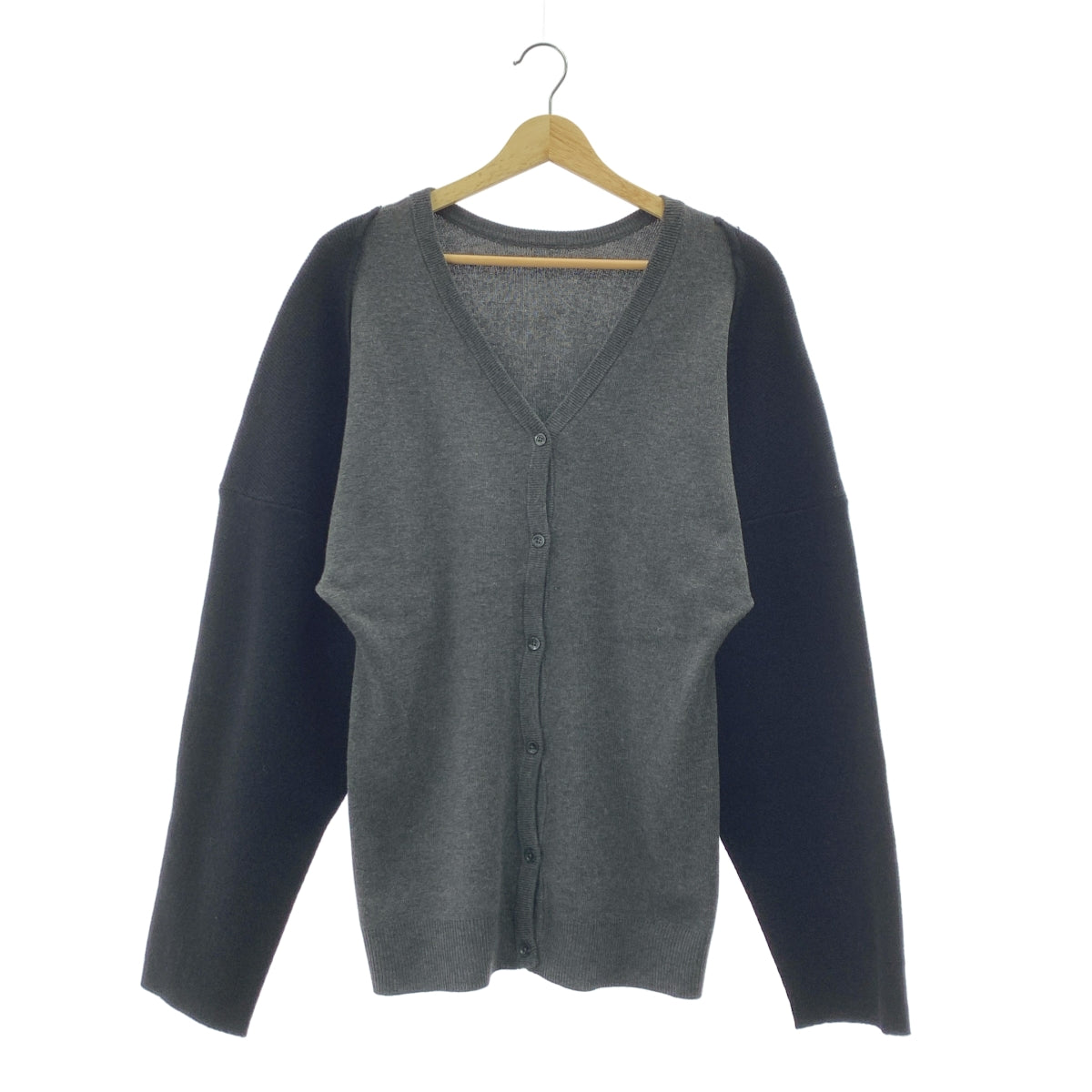 CLANE / 크라네 | DOUBLE FACE BOLERO LAYER KNIT CD 더블 페이스 가디건 | 1 |