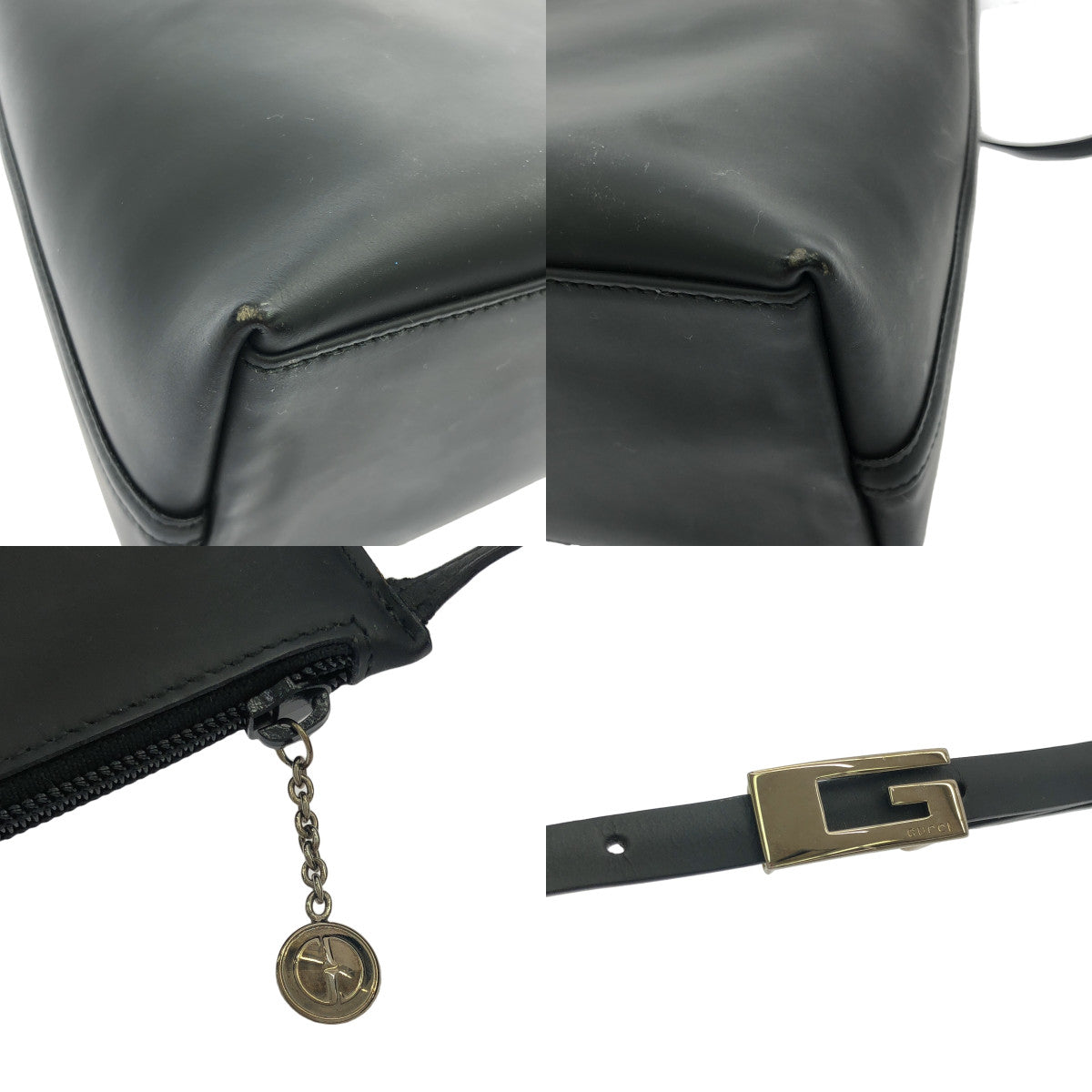 GUCCI / Gucci | Leather shoulder bag with pouch |