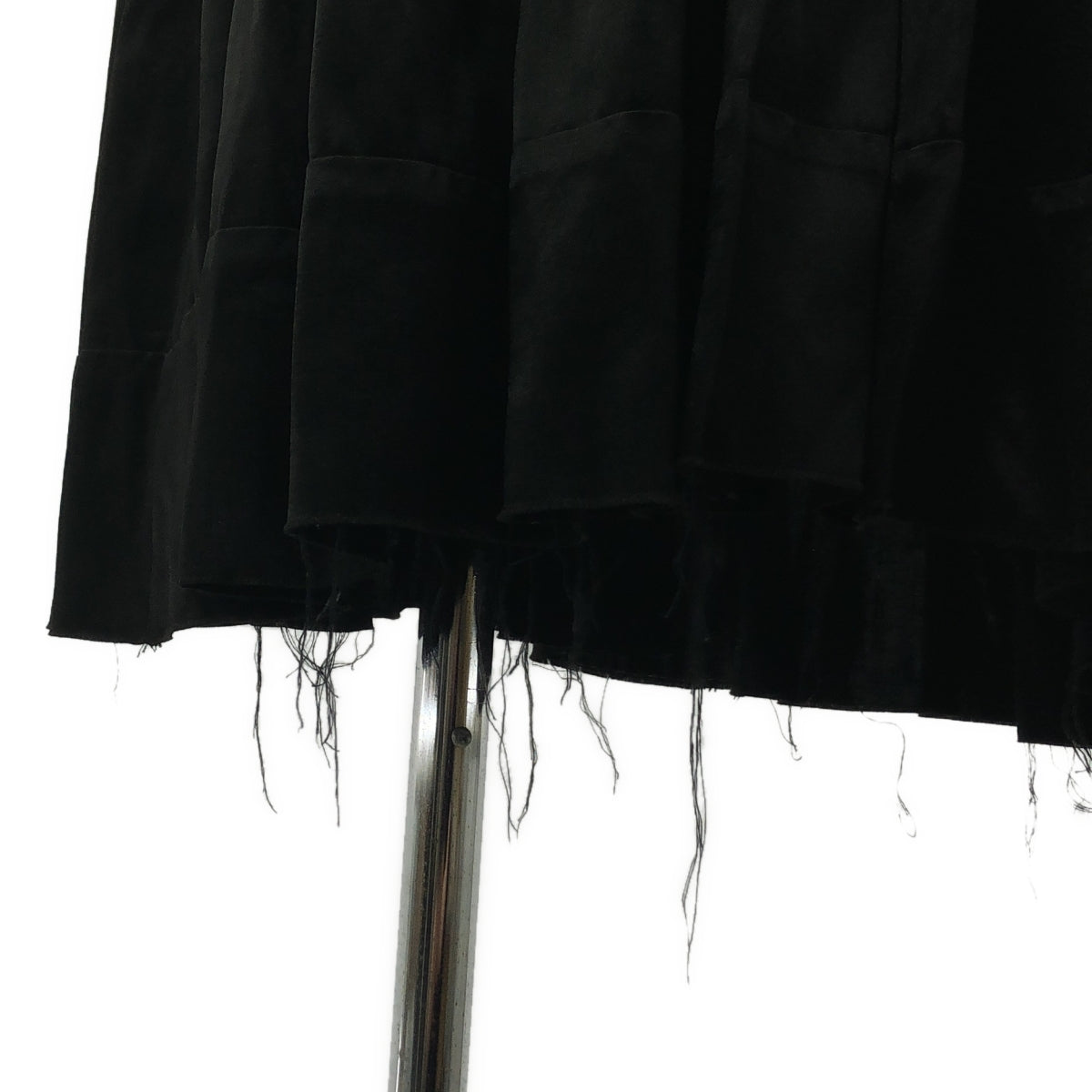 DRIES VAN NOTEN | Tuck cut-off flare skirt | Size 36 | Women's
