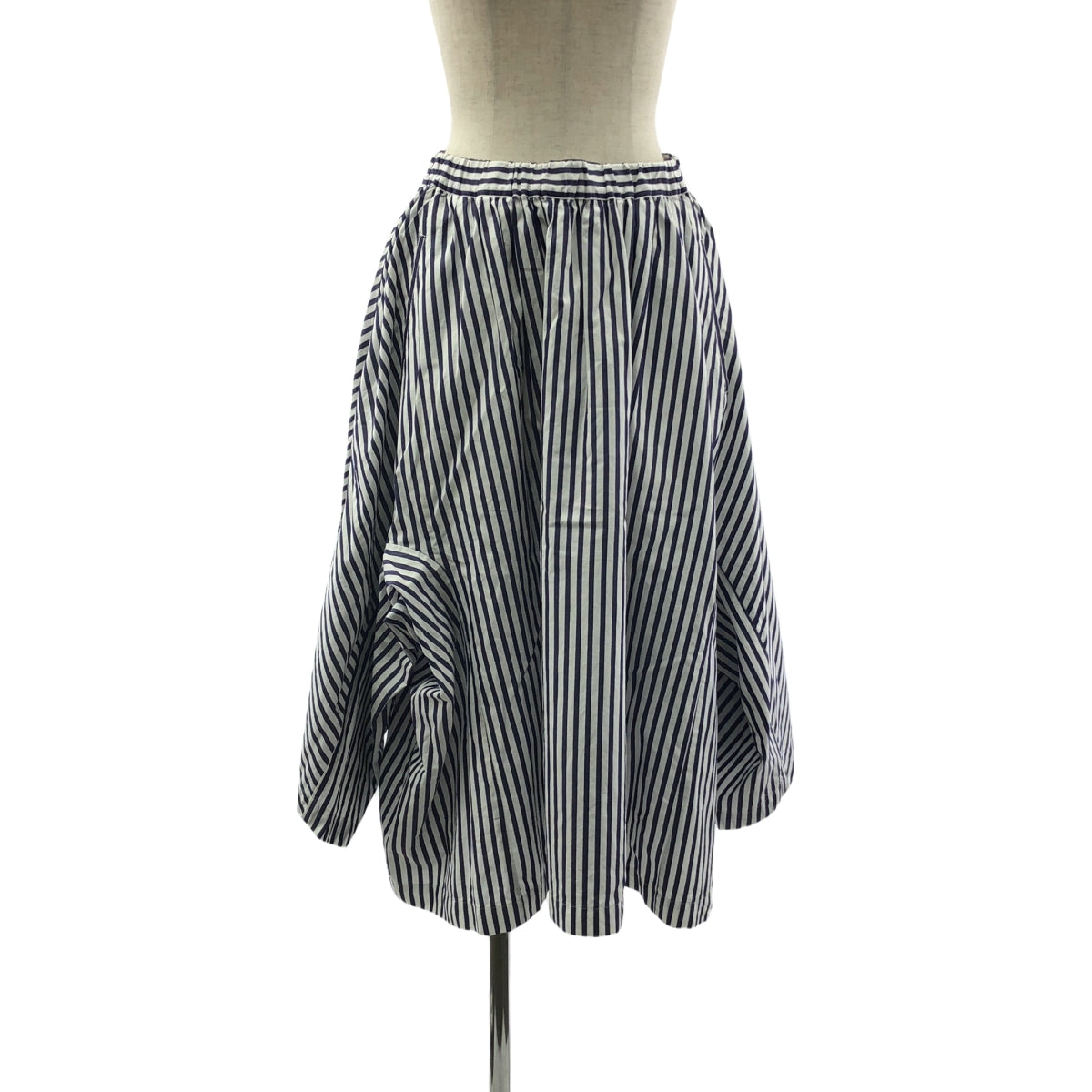 COMME des GARCONS COMME des GARCONS / コムコム | 2021SS | ストライプ イージースカート | S | ブルー/ホワイト | レディース