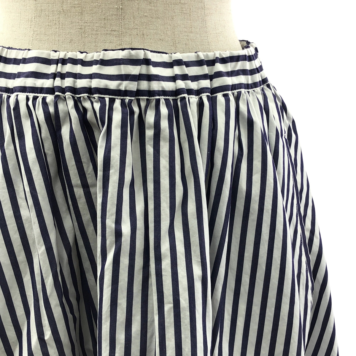 COMME des GARCONS COMME des GARCONS / コムコム | 2021SS | ストライプ イージースカート | S | ブルー/ホワイト | レディース
