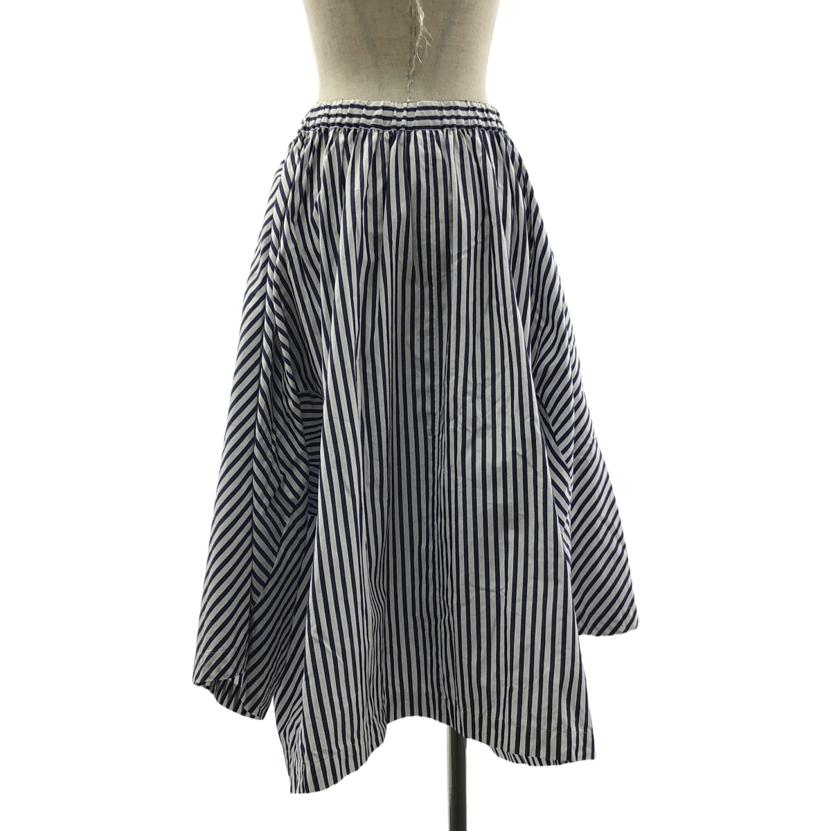 COMME des GARCONS COMME des GARCONS / コムコム | 2021SS | ストライプ イージースカート | S | ブルー/ホワイト | レディース