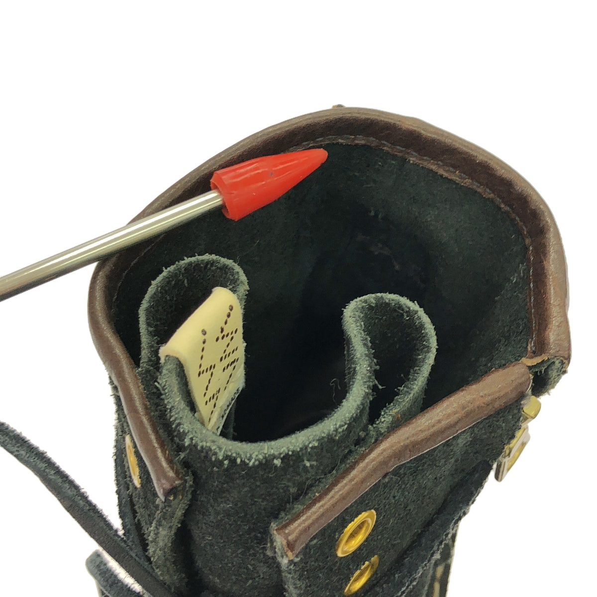 visvim / ビズビム | GRIZZLY BOOTS HI-FOLK BISON / グリズリー スエードレザー サイドジップ ブーツ | 8.5 | ダークネイビー | メンズ