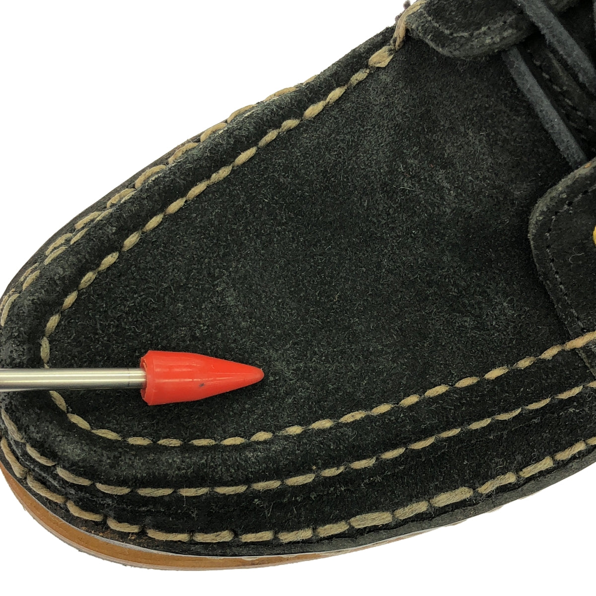 visvim / ビズビム | GRIZZLY BOOTS HI-FOLK BISON / グリズリー スエードレザー サイドジップ ブーツ | 8.5 | ダークネイビー | メンズ