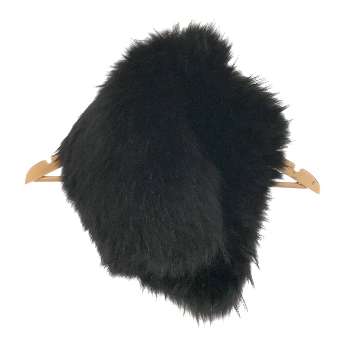 RERACS |浣熊毛圍脖 |黑色 |女性的