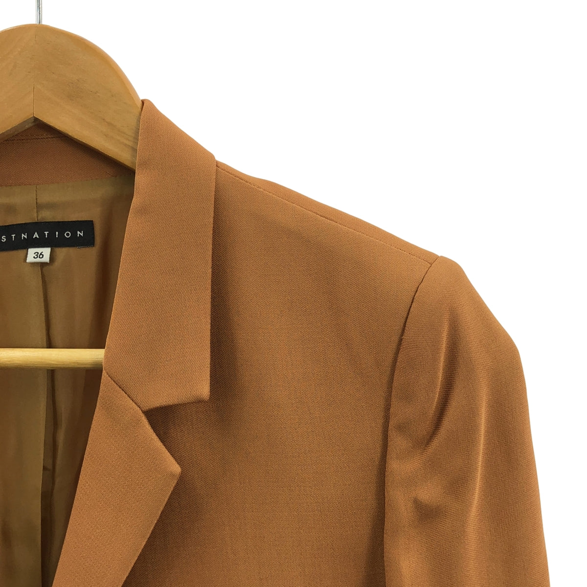 ETNATION | 套裝 | 人造絲 1B 訂製夾克,全襯裡領口和帶襯裡的褶皺休閒褲 | 尺寸 36 | 女款