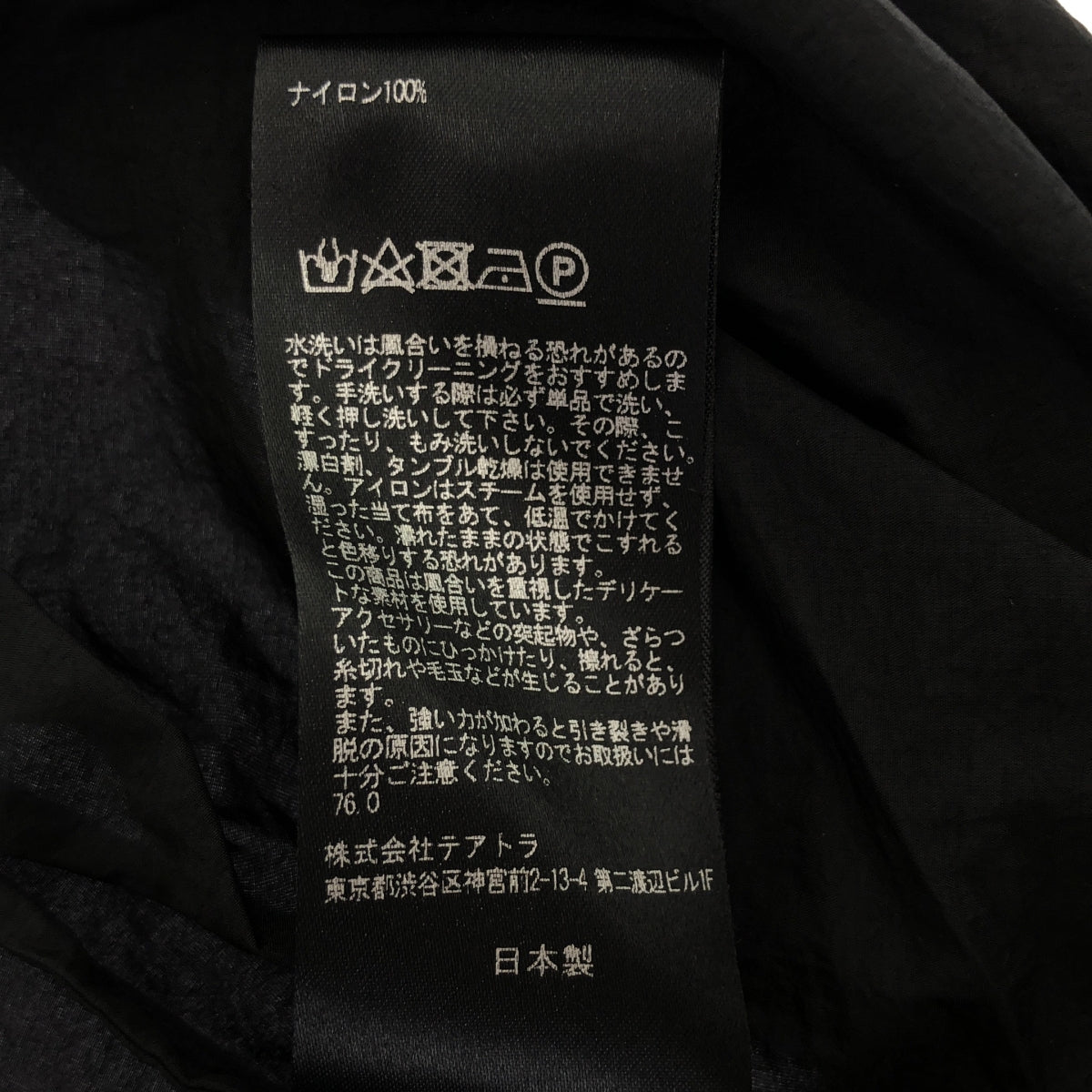 TEATORA / テアトラ | CAPSULESNAP SHIRT S/S HOVERLAYER / カプセル スナップ シャツ | 1 | black | メンズ