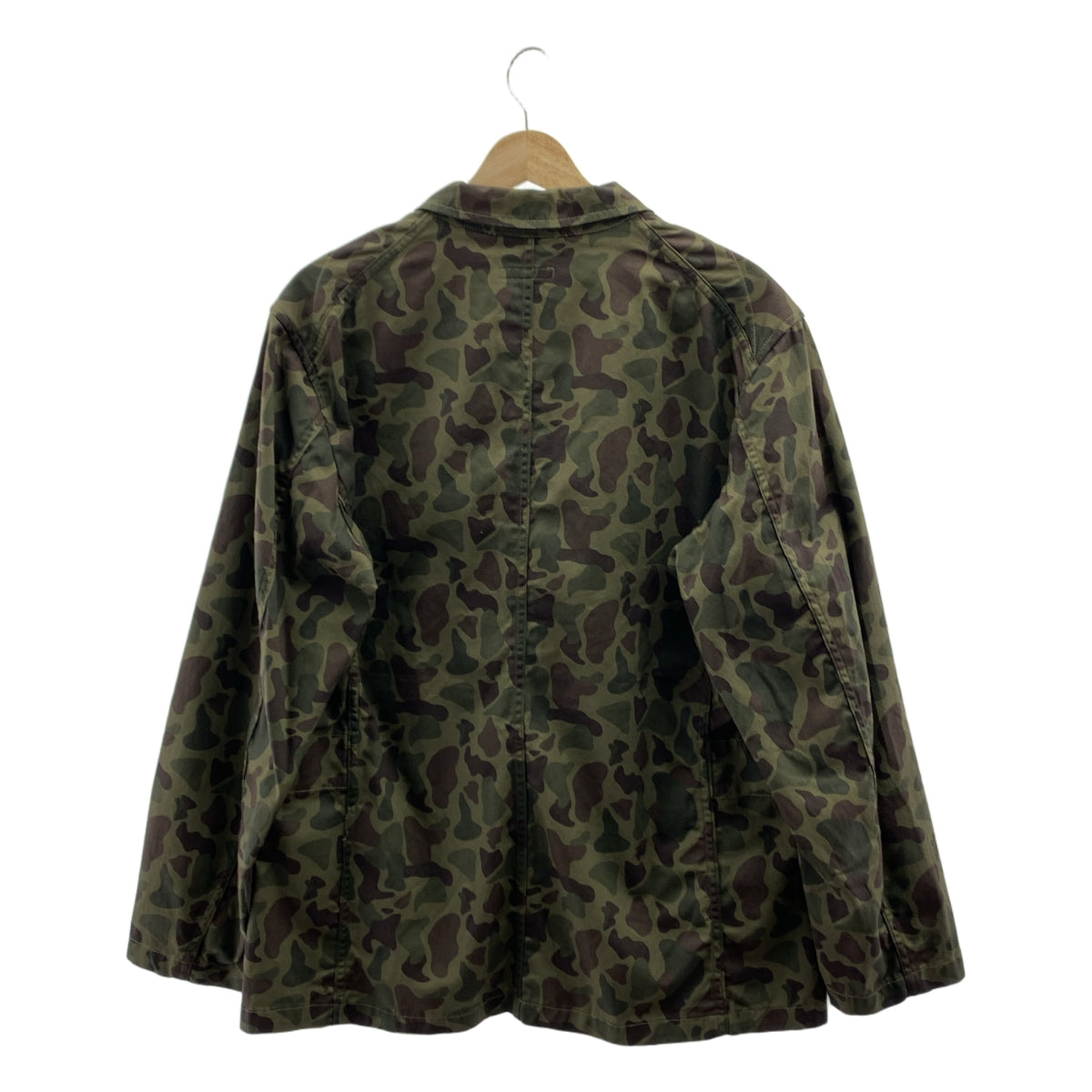 Engineered Garments / 엔지니어드 가멘츠 | 2023SS | Bedford Jacket - 6.5oz Flat Twill Olive Camo 베드포드 재킷 올리브 카모 위장 | S | 남성