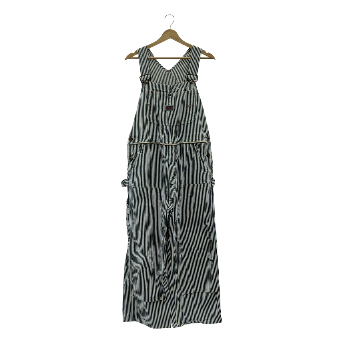 BIG MAC | Vintage 80s USA made hickory striped overalls | Size 34 | Men's