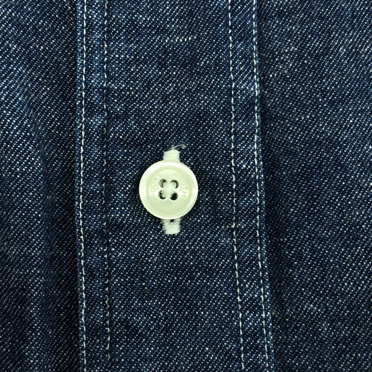 JUNYA WATANABE COMME des GARCONS MAN | 眼睛 JUNYA WATANABE 2010AW | × Brooks Brothers 混合材質貼布牛仔襯衫 | S |男士