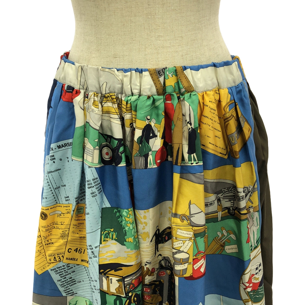 COMME des GARCONS | 2009AW | Scalloped Silk Easy Skirt | M | Women's