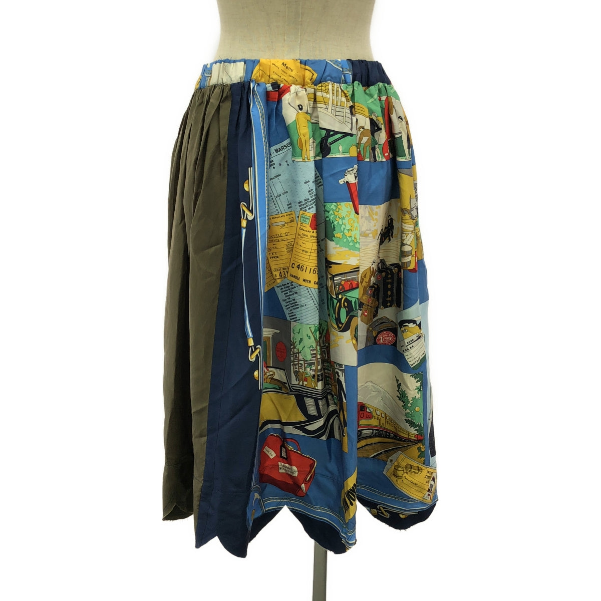 COMME des GARCONS | 2009AW | Scalloped Silk Easy Skirt | M | Women's