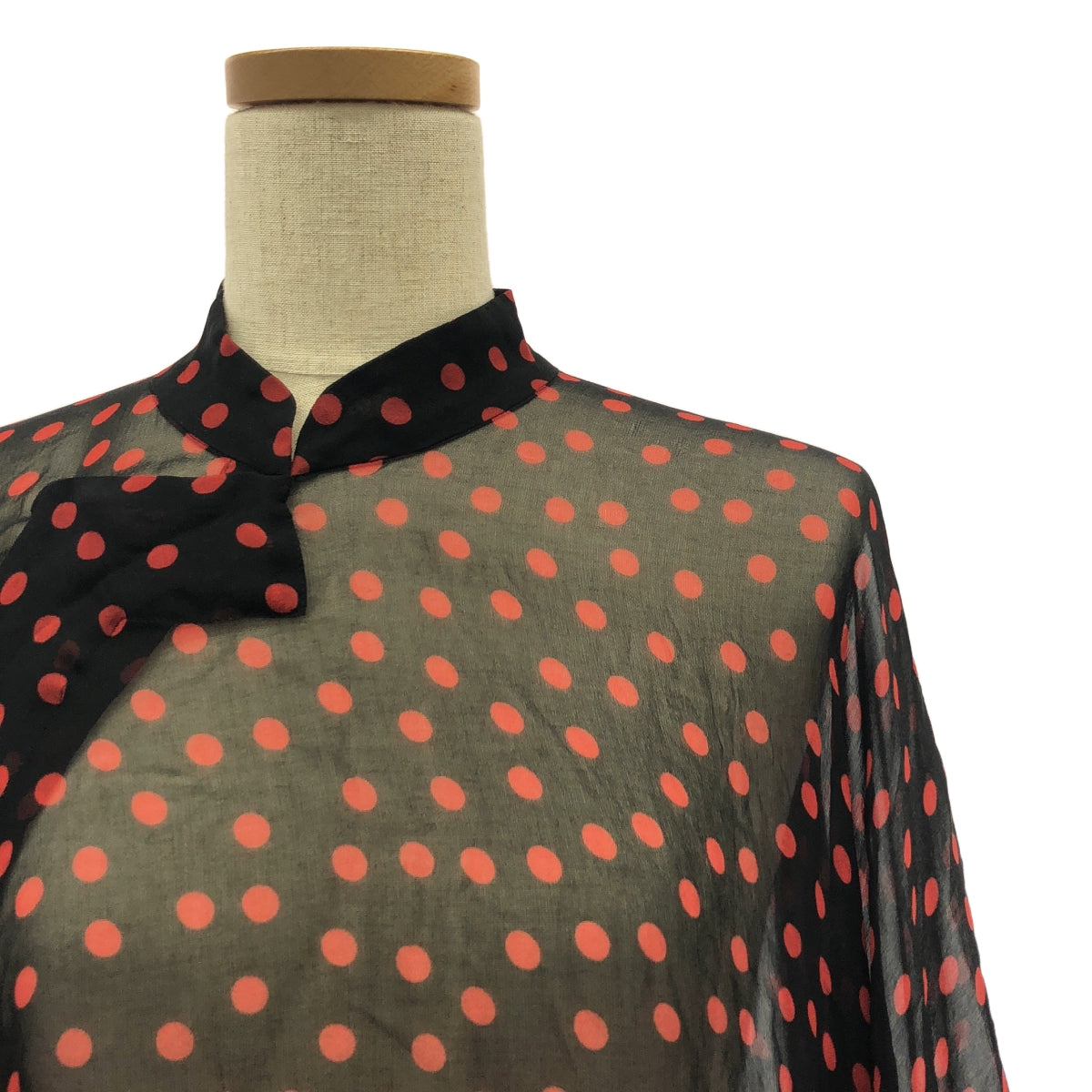 COMME des GARCONS | Dot See-Through Long Jacket | S | Women's