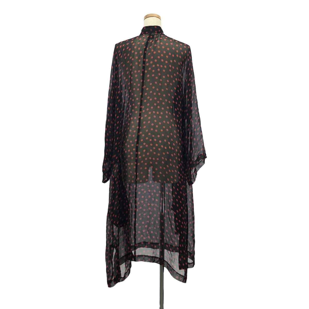 COMME des GARCONS | Dot See-Through Long Jacket | S | Women's