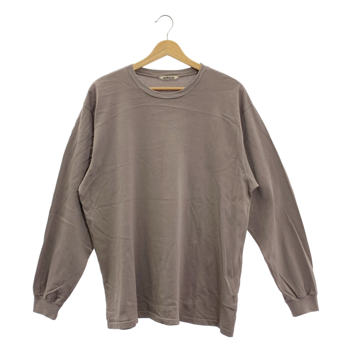 AURALEE | LUSTER PLAITING L/S TEE 長袖剪裁與縫紉 | 4 | 男款