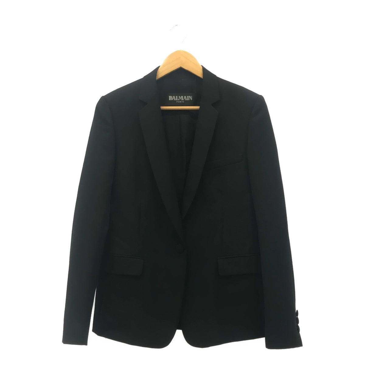 BALMAIN / 발만 | 1B 테일러드 재킷 | 38 | 블랙 | 여성