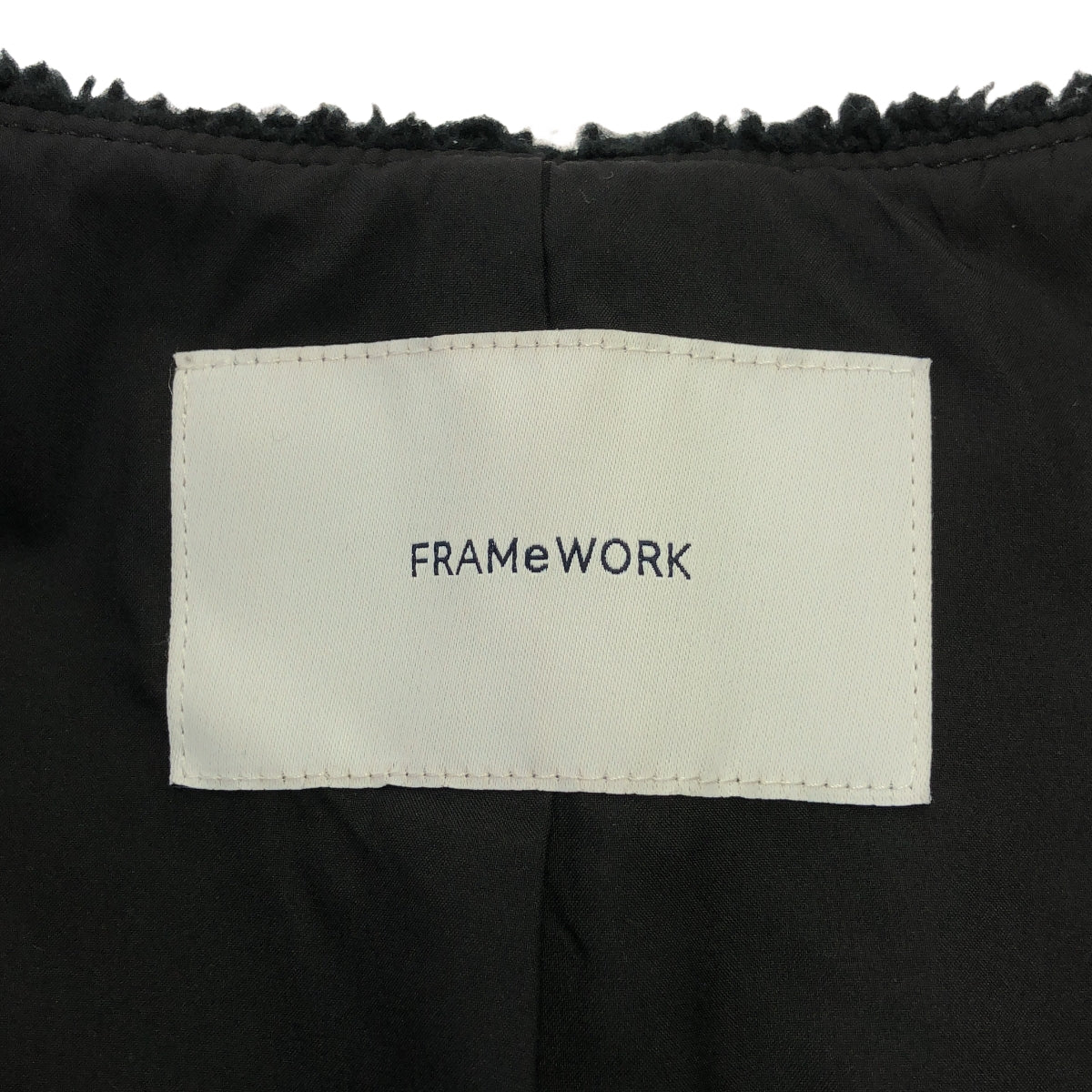 Framework / フレームワーク | 2022AW | ボアZIPベスト | F | レディース
