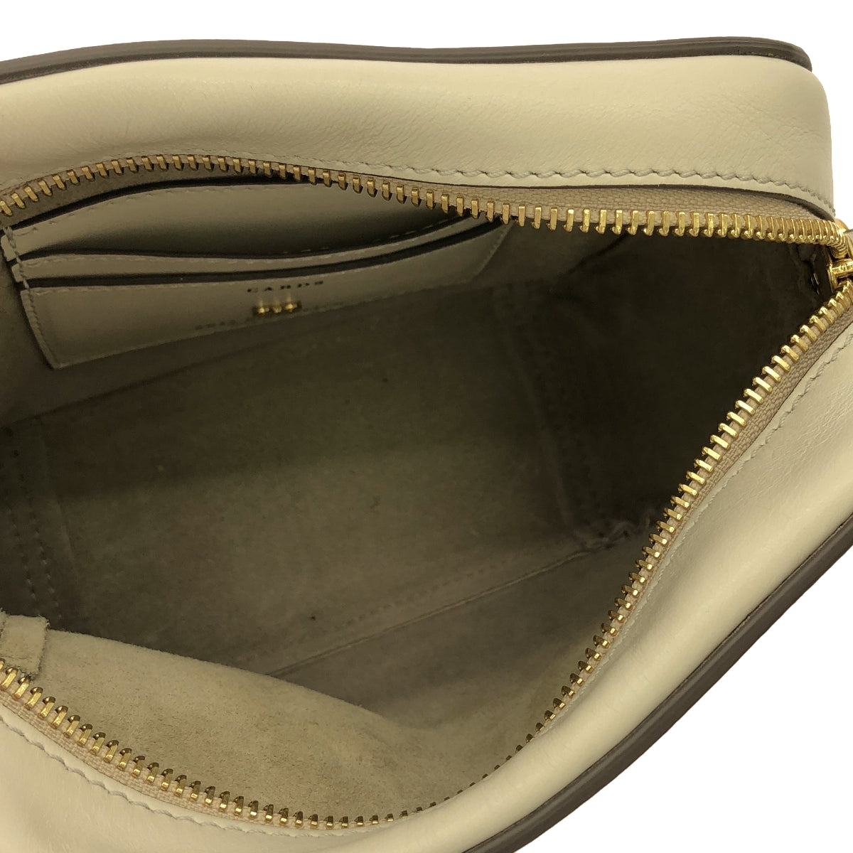 【美品】 ANYA HINDMARCH / アニヤハインドマーチ | crossbody eyes / アイズ レザー チェーン ショルダーバッグ / タッセルチャーム | オフホワイト系 | レディース