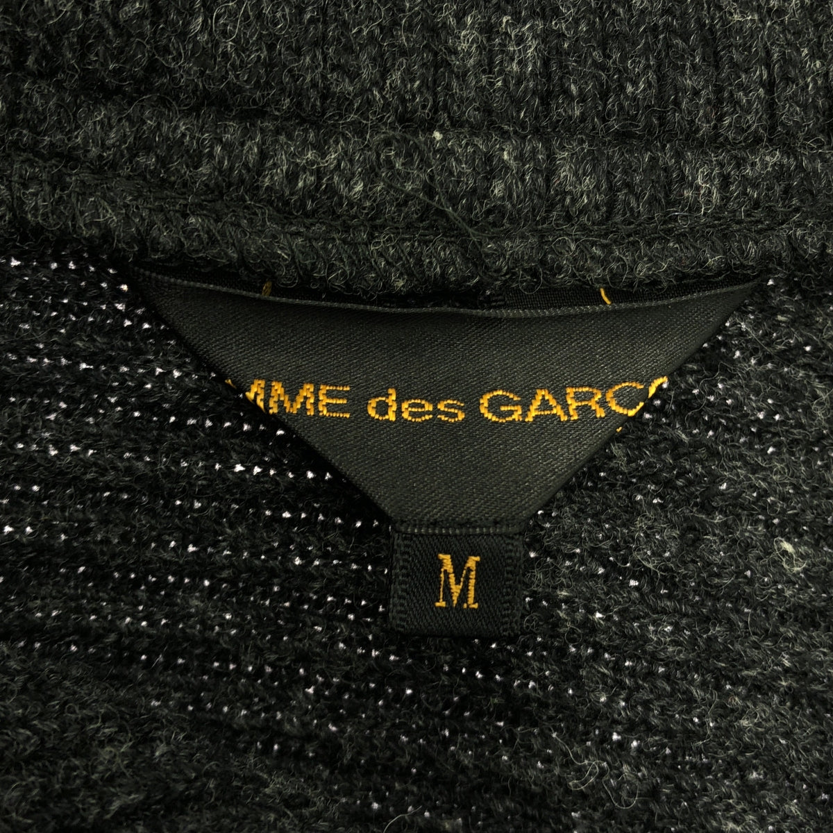 COMME des GARCONS / コムデギャルソン | 2002AW | ウール 変形 捻れ リブ アシンメトリー ロングカーディガン | M | レディース
