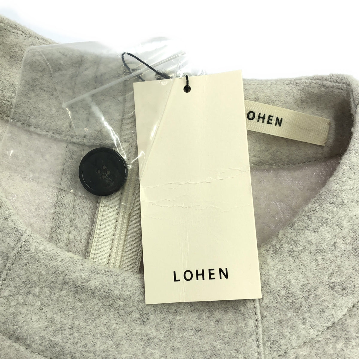 LOHEN / ローヘン | ウールリングジャージコクーンプルオーバー | F | ホワイト | レディース