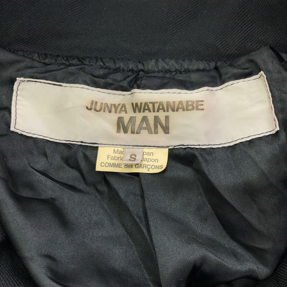 JUNYA WATANABE MAN / ジュンヤワタナベマン | 2023AW | エステルサージ 製品染 ライダース コート | S | メンズ