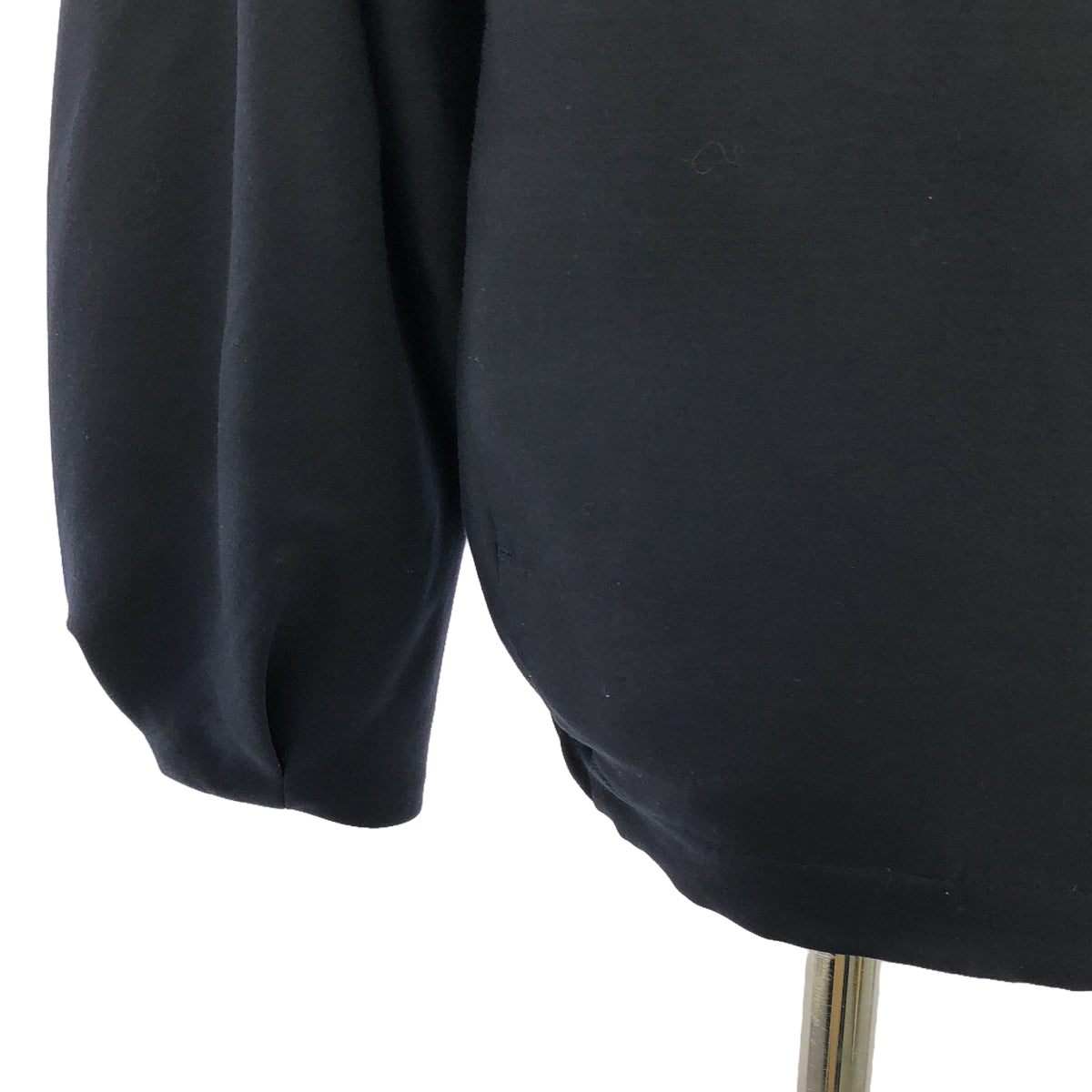 【美品】 HARUNOBUMURATA / ハルノブムラタ | IVANA - ROUND SHAPED ZIP UP WOOL BLOUSON / ジップ ロングジャケット | 38 | Navy | レディース