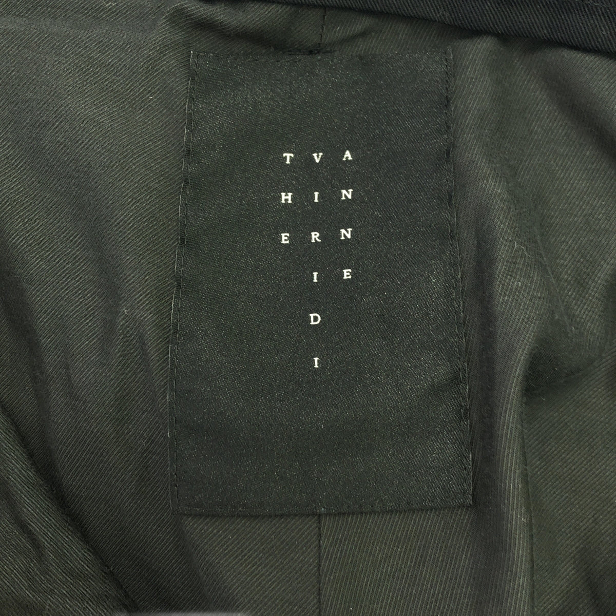 The Viridi-Anne / 자빌리디안 | HERRINGBONE WIDE CROPPED PANTS / 벨티드 헤링본 와이드 팬츠 | 2 | 남성