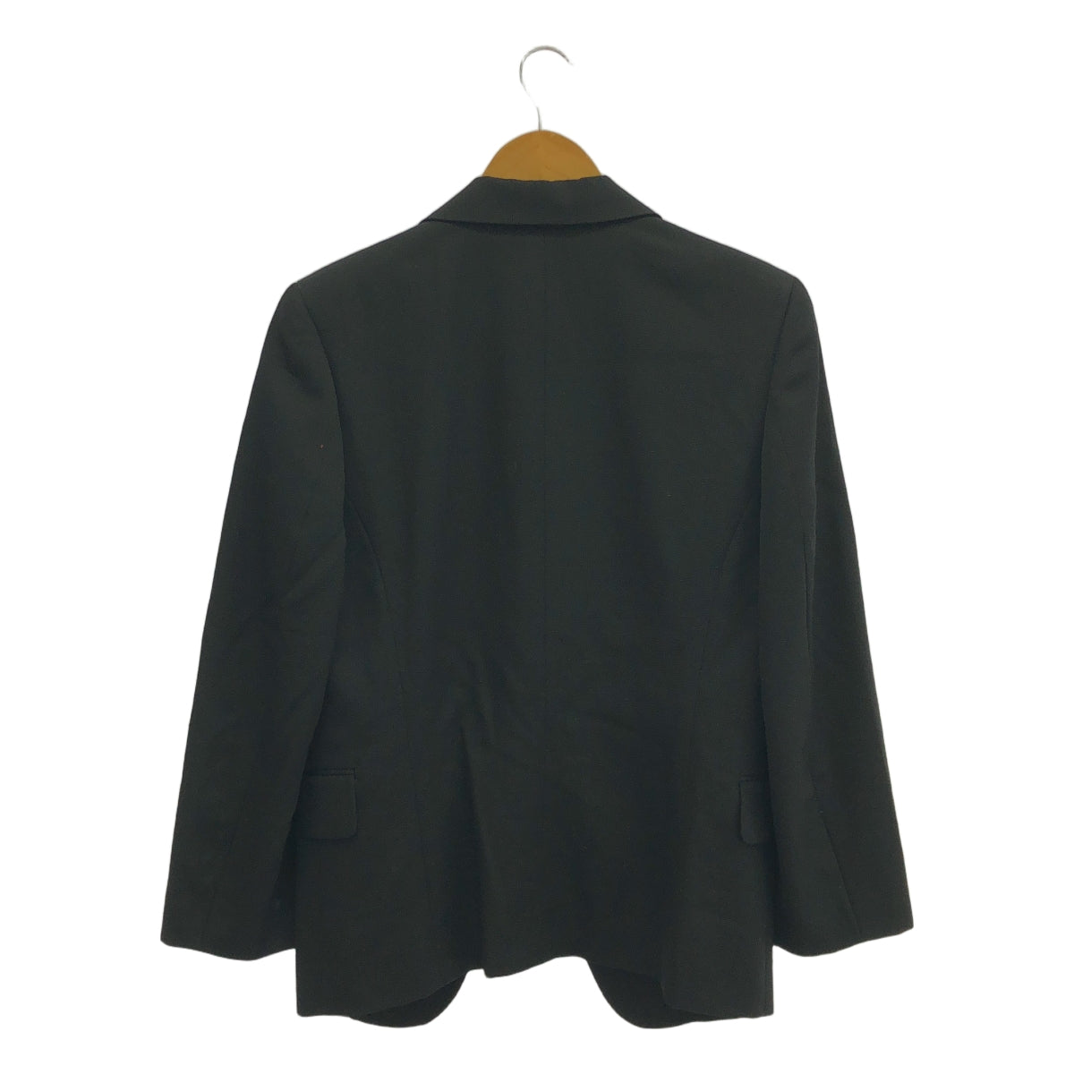 robe de chambre COMME des GARCONS / 로브드 샹블 콤 데 갤슨 | AD1992 | 90s 빈티지 울 개바 피크 드래퍼 2B 테일러드 재킷 | 블랙 | 여성