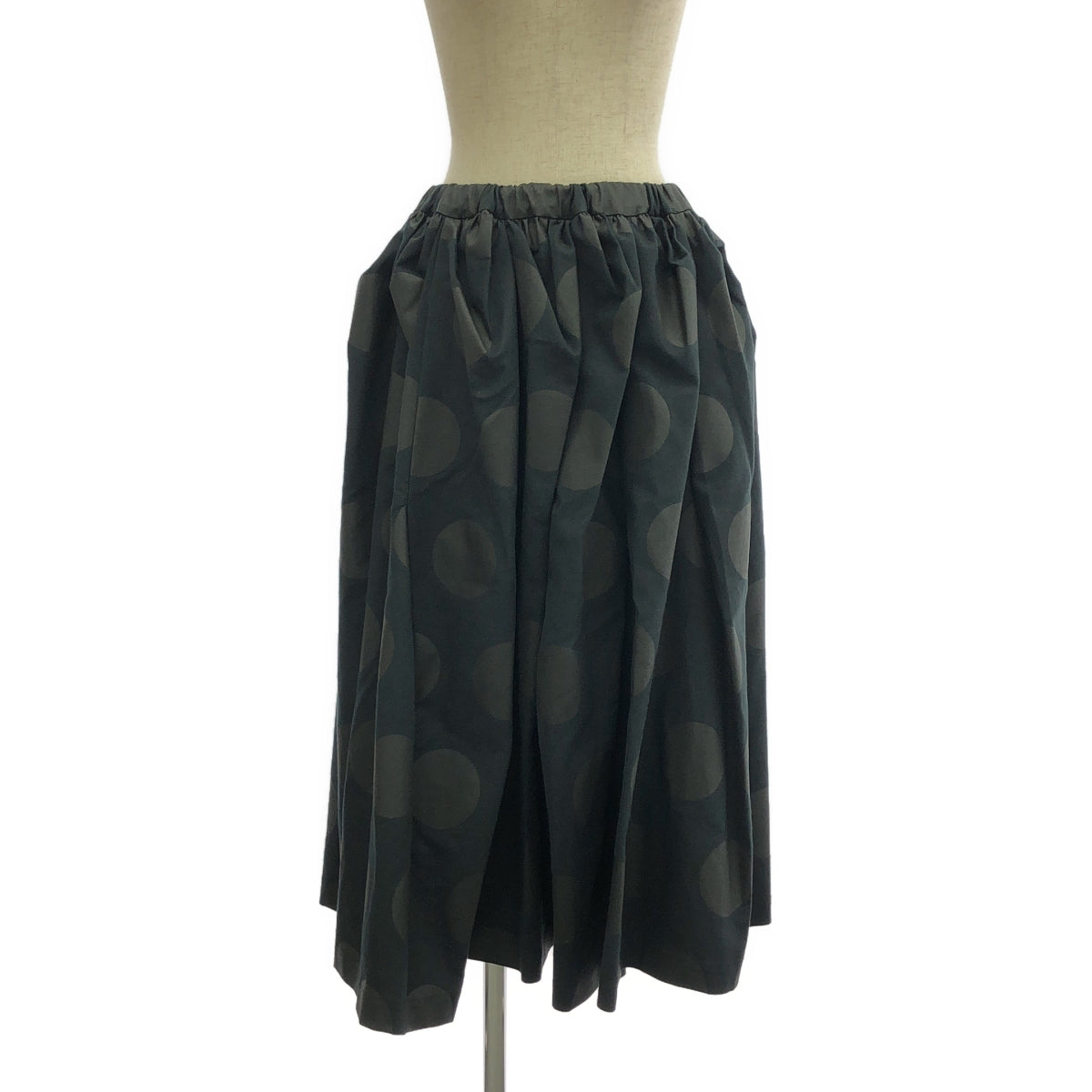 tao COMME des GARCONS | 2023SS | Dot Print Gathered Voluminous Skirt | S | Women's