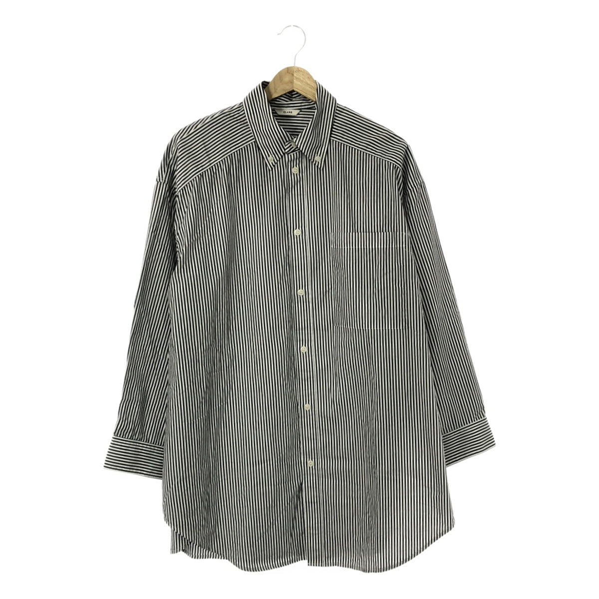 美品】 CLANE / クラネ | HUGE SHIRT ストライプ ボタンダウン ビッグ 