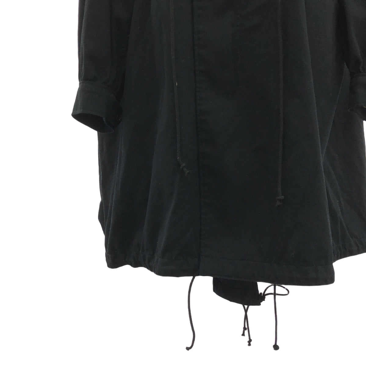 REGULATION Yohji Yamamoto / レギュレーションヨウジヤマモト | M-65 タイプ コットン カツラギ ビッグ シルエット モッズコート | 2 | レディース