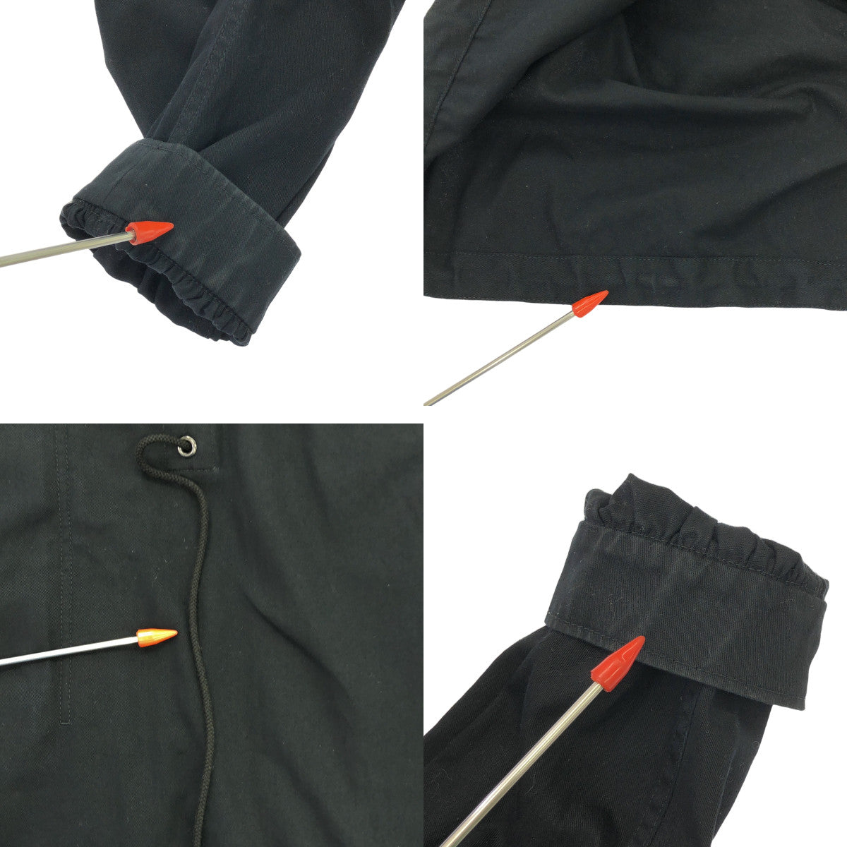 REGULATION Yohji Yamamoto / レギュレーションヨウジヤマモト | M-65 タイプ コットン カツラギ ビッグ シルエット モッズコート | 2 | レディース