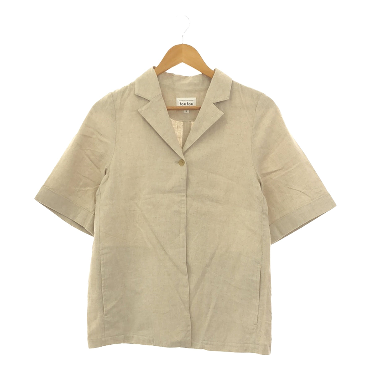 定価19000円foufou linen one button jacket