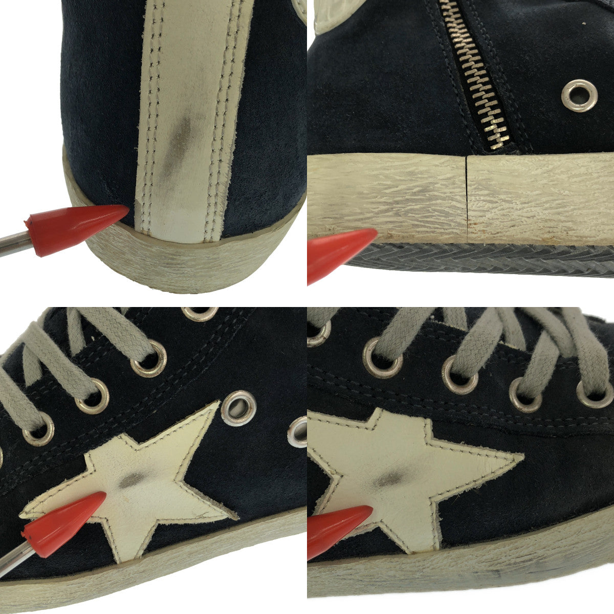 GOLDEN GOOSE / ゴールデングース | FRANCY フランシー ハイカットスニーカー | 37 | ネイビー | レディース