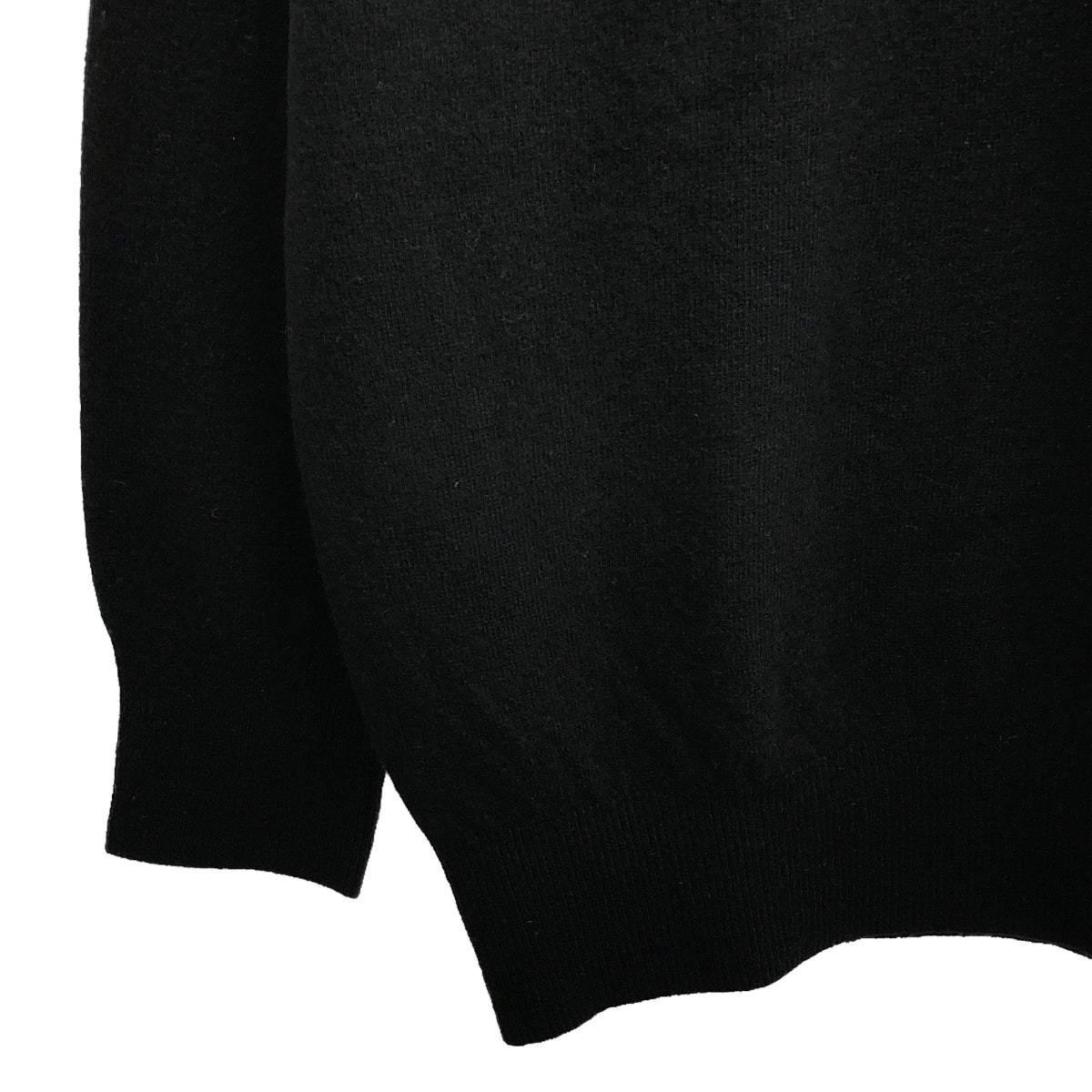 COMME des GARCONS HOMME / コムデギャルソンオム | 1980s~ ウール ポロ ニット プルオーバー | ブラック | メンズ