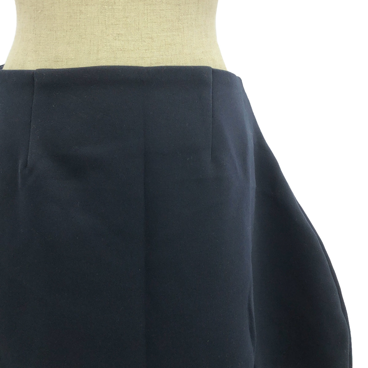 nagonstans / ナゴンスタンス | 2024AW | knee length curve skirt カーブスカート | M | ネイビー | レディース
