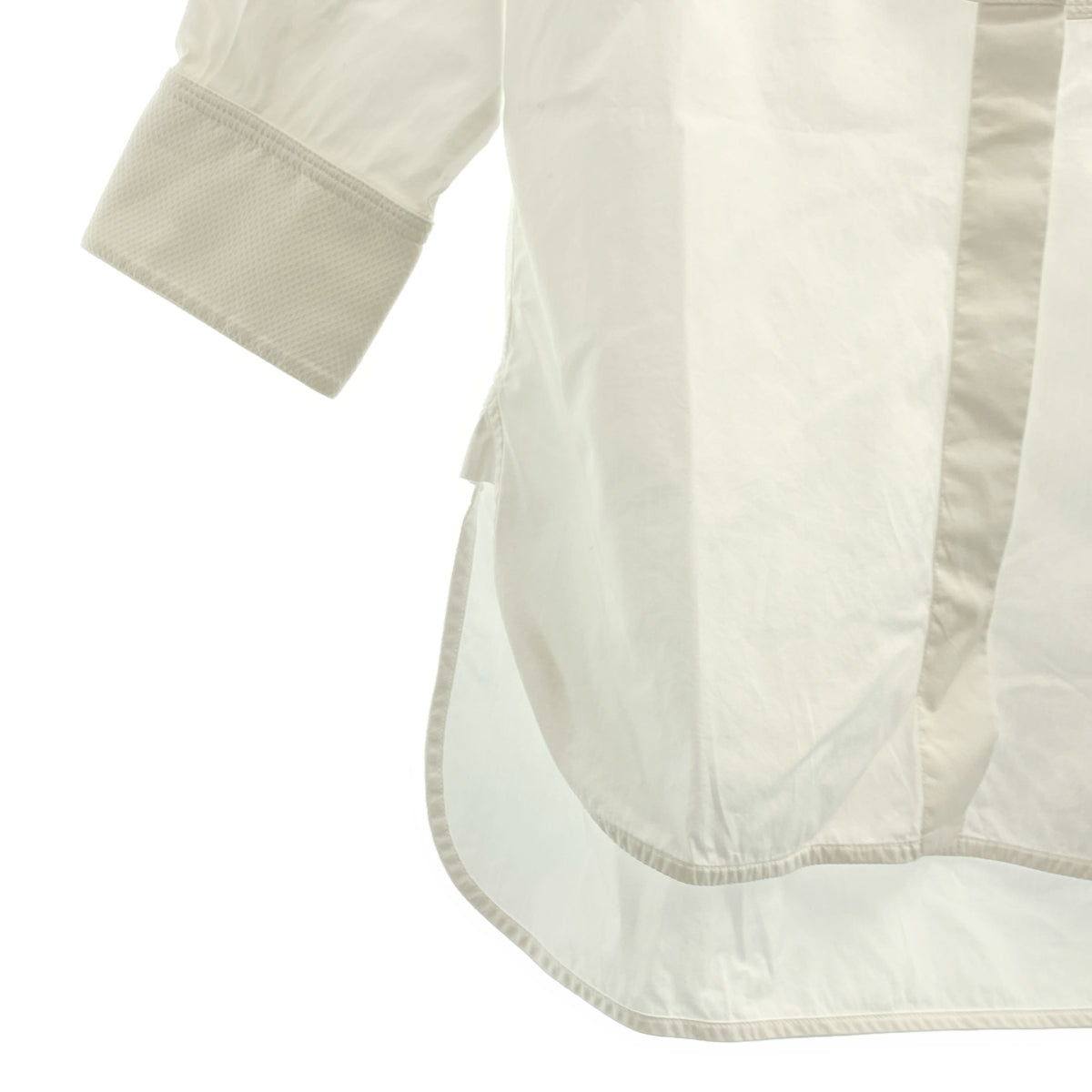 CELINE / セリーヌ | フィービー期 バンドカラー タキシードシャツ | 34 | ホワイト | レディース