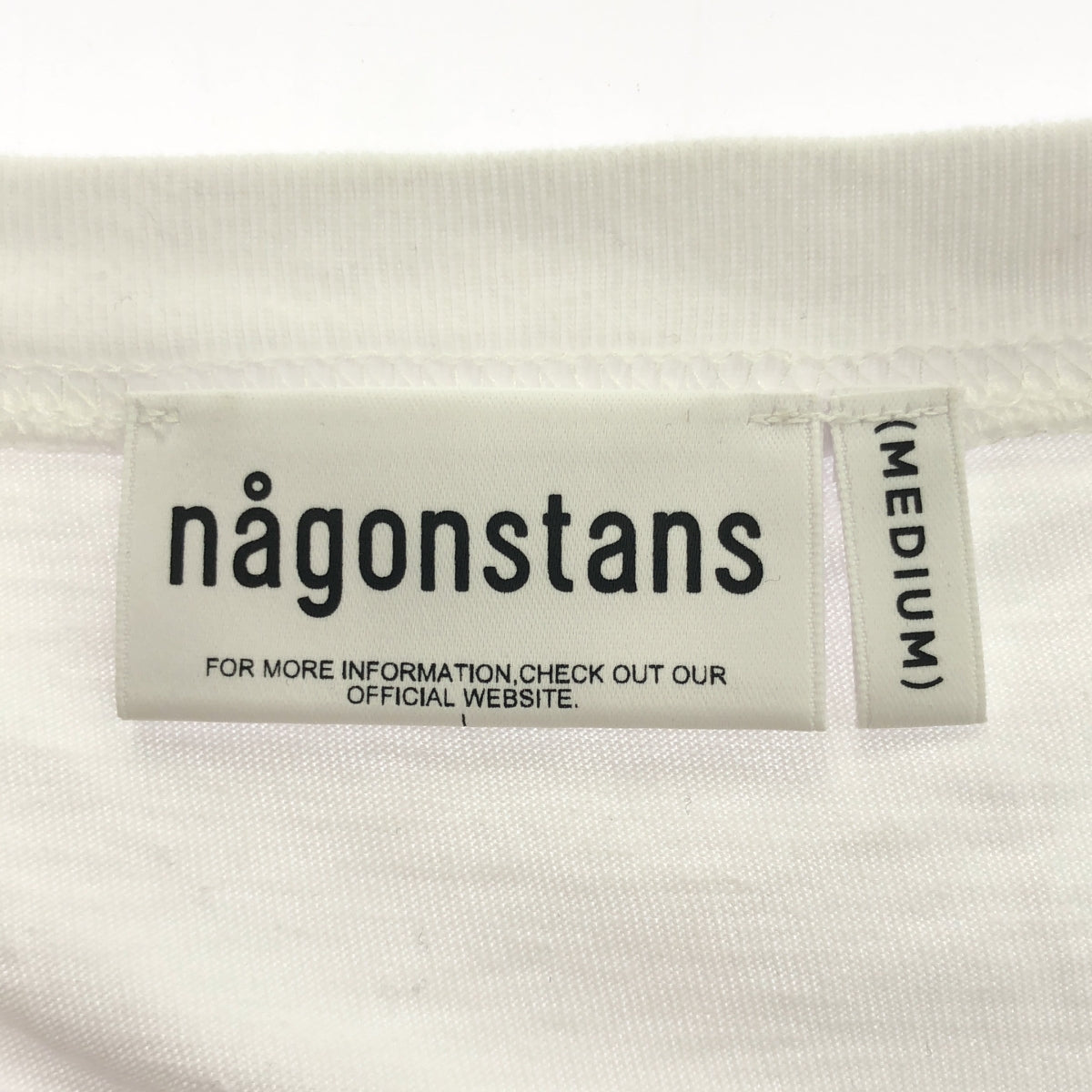nagonstans / 나곤 스탠스 | 2024AW | curve t-shirt 곡선 T 셔츠 | M | 여성