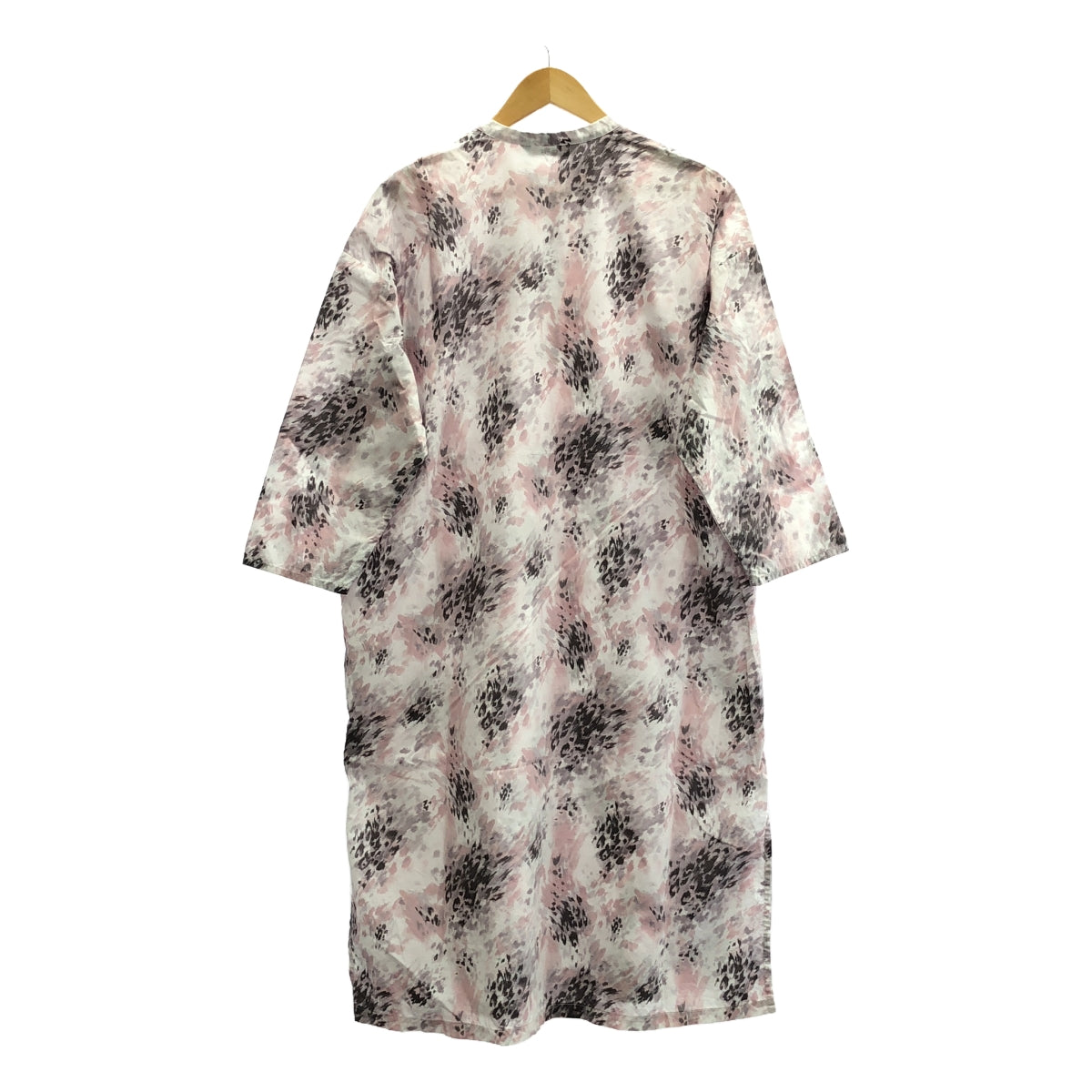 mizuiroind / 미즈이로 인도 | print stand collar OP 원피스 | F | 화이트 / 핑크 | 여성