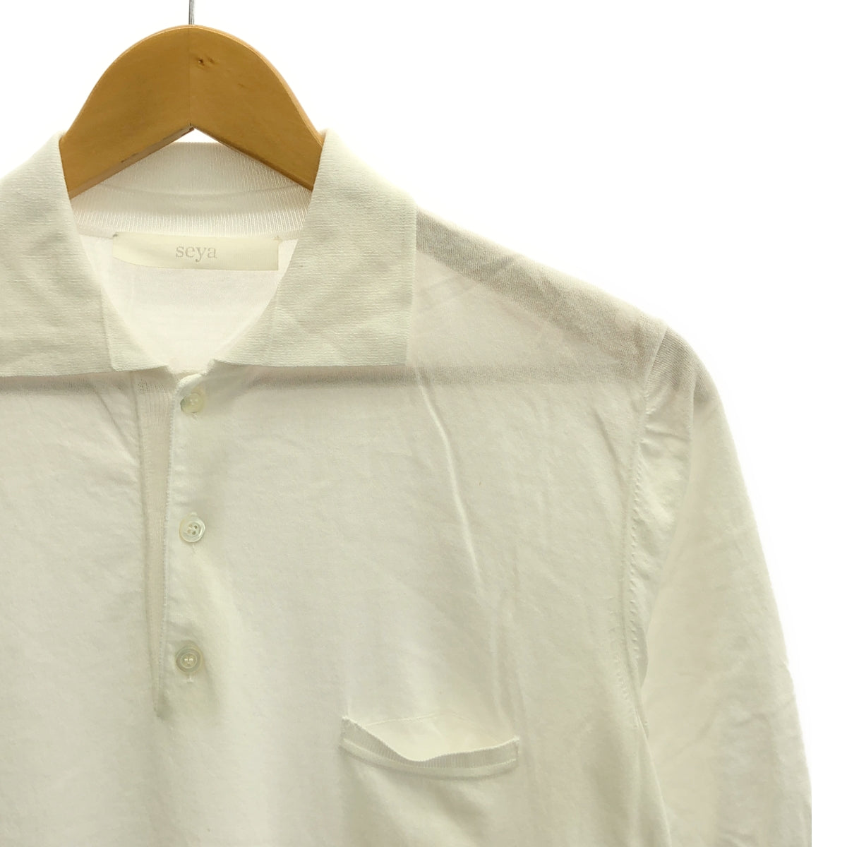 seya. / Seya | Cotton oversized polo shirt | S | Women's