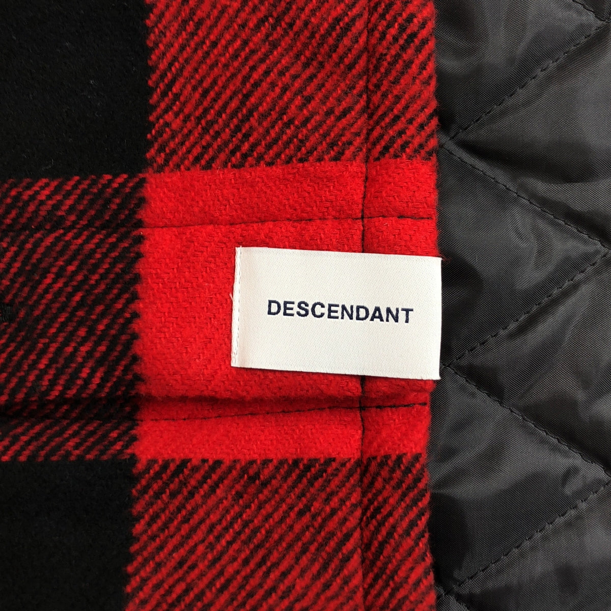 DESCENDANT / ディセンダント | 2019SS | CLAIRTON SHIRT JACKET チェック キルティング シャツジャケット | 2 | メンズ