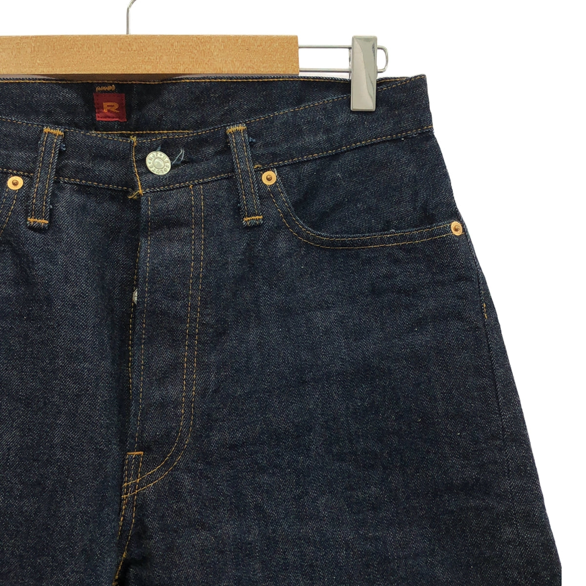 RESOLUTE | 710 / Selvedge dark blue denim pants | 33 | Men's